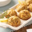 Mini Crab Cake Assortment, featuring classic Maryland crab cakes and Aritchoke Cheese crab cakes.