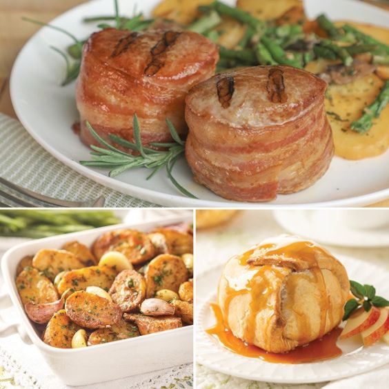 Shop now Bacon Wrapped Pork Medallion Dinner  Photo